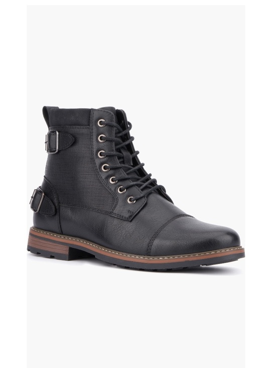 RESERVE FOOTWEAR Emmett CapToe Boot Black With Tan Accent Men’s Size 10 main image 5